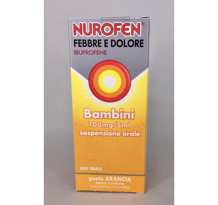 Nurofen Febbre/Dolore Arancia 100mg/5ml