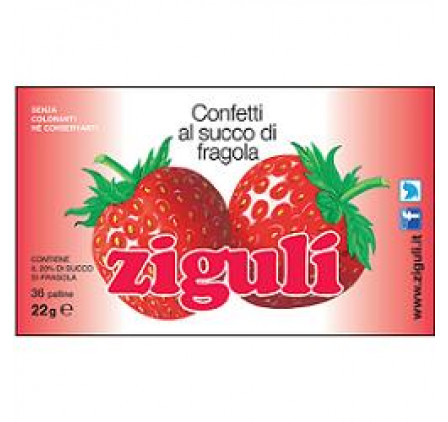 Ziguli Fragola 36palline 22g