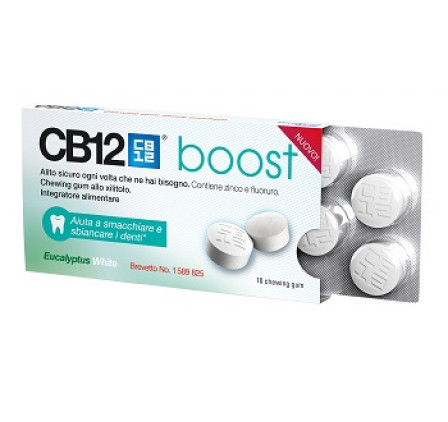 Cb12 Boost Eucal White 10chew