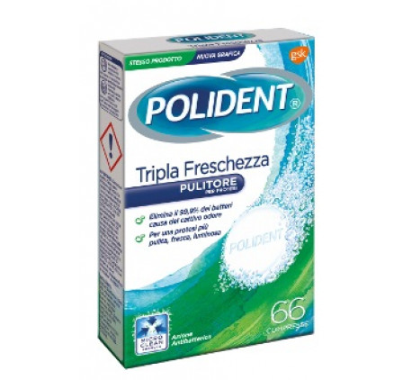 Polident Tripla Fresch 66cpr