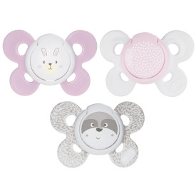 Ch Succh Comf Girl Sil 0-6m 2p Ch Succh Comf Girl Sil 0-6m 2p