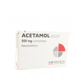 Acetamol Adulti 20 compresse - Paracetamolo 500mg Acetamol Adulti 20 compresse - Paracetamolo 500mg