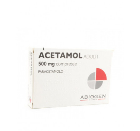 Acetamol Adulti 20 compresse - Paracetamolo 500mg