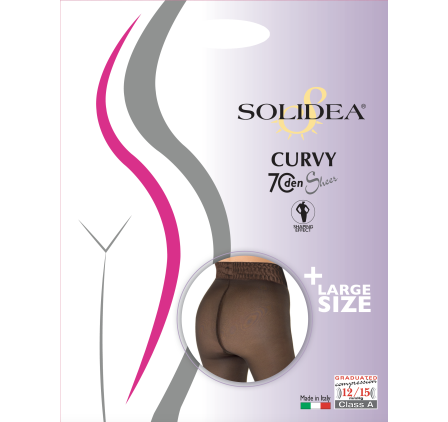 Curvy 70 Sheer Camel 2m-xl