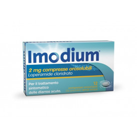 Imodium 12 compresse orosolubili 2mg