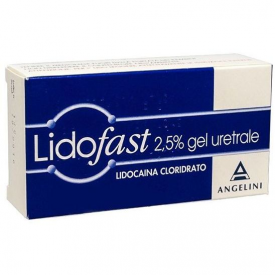 Lidofast gel Uretrale 2,5% 15g