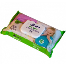 Libero Wet Wipes 64pz