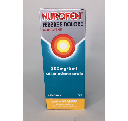 Nurofen Febbre/Dolore Arancia 200 mg/5ml