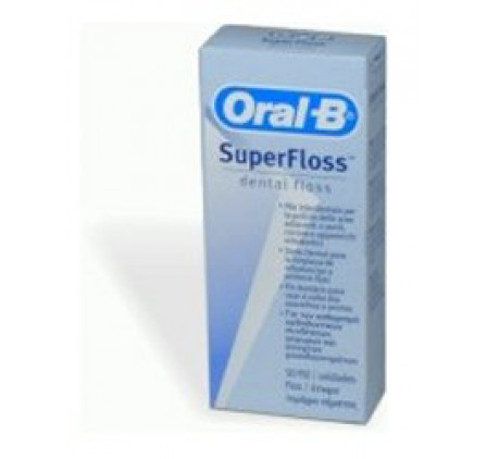 Oralb Superfloss 50fili