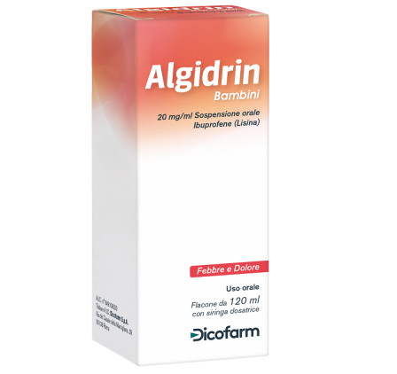 Algidrin 120ml 20mg/ml e Siringa Dosatrice