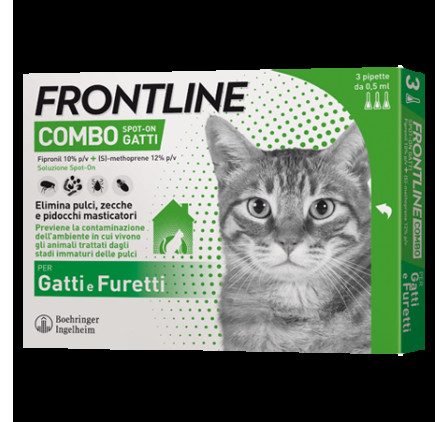 Frontline Combo 3pip Gatti/fur