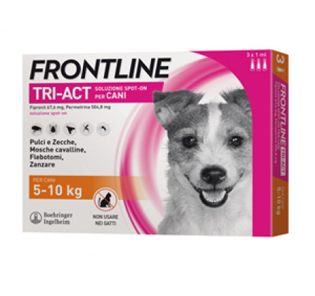 Frontline Tri-act 3pip 5-10kg