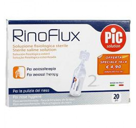 Rinoflux Sol Fisiol 20f 2ml