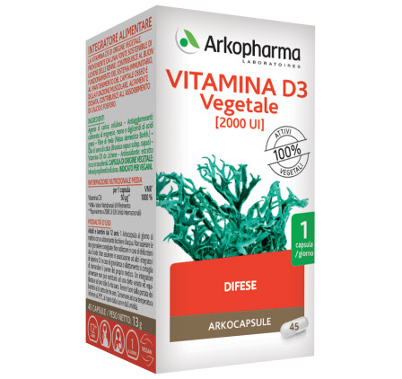 Arkocps Vitamina D3 Veg 45cps