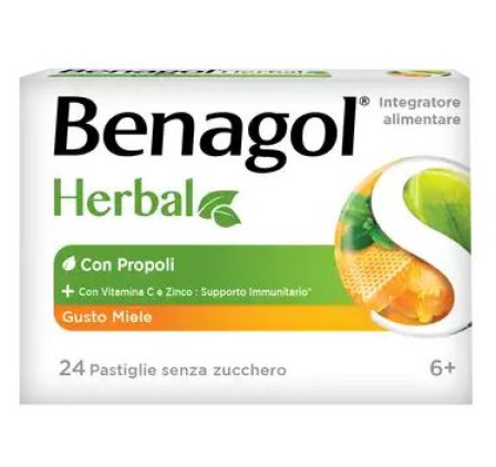 Benagol Herbal Miele 24past