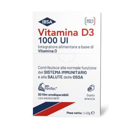 Vitamina D3 Ibsa 1000ui 30film