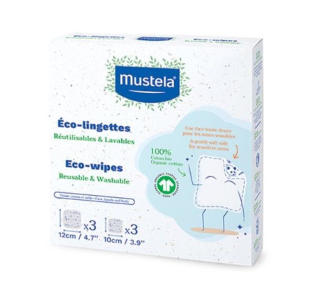 Mustela Salviette Lavabili 6pz