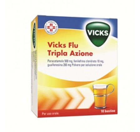 Vicks Flu Tripla A os Polv10bs