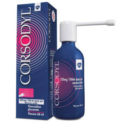 Corsodyl spray 60ml 200mg/100m