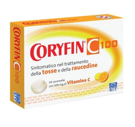 Coryfin C 100 24caramelle