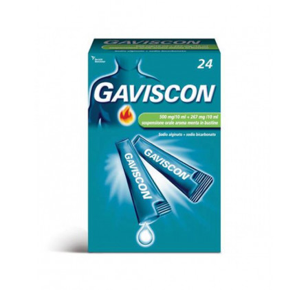 Gaviscon 24bust 500+267mg/10ml