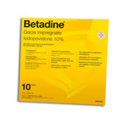Betadine 10garze Impregn 10x10