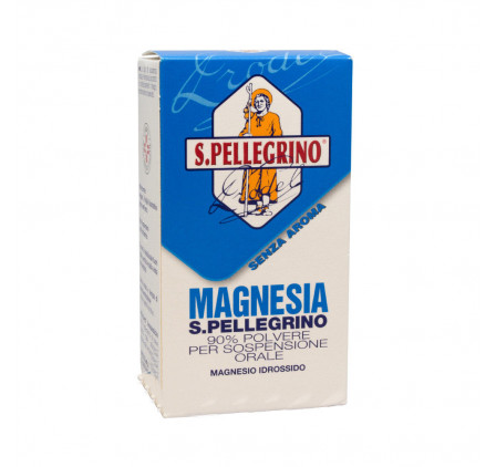 Magnesia S.pell polv 100g 90%