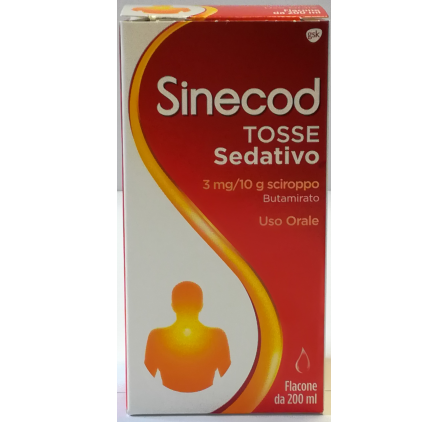 GSK Sinecod tosse sedativo 200ml 3mg/10g