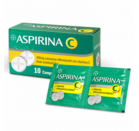 Aspirina C 10cpr Eff 400+240mg