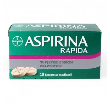 Aspirina Rapida 10cprmast500mg