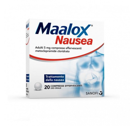Maalox Nausea 20cpr Eff 5mg
