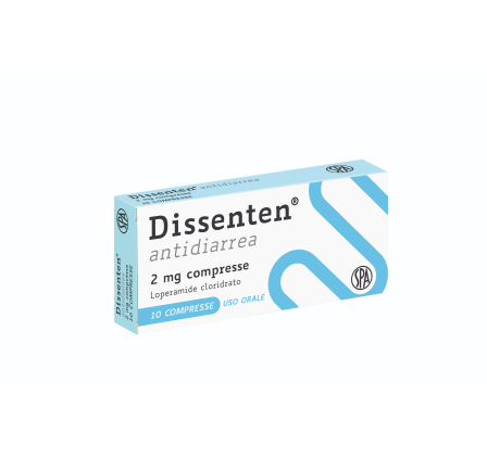 Dissenten Antidiarrea 2mg 10 compresse 